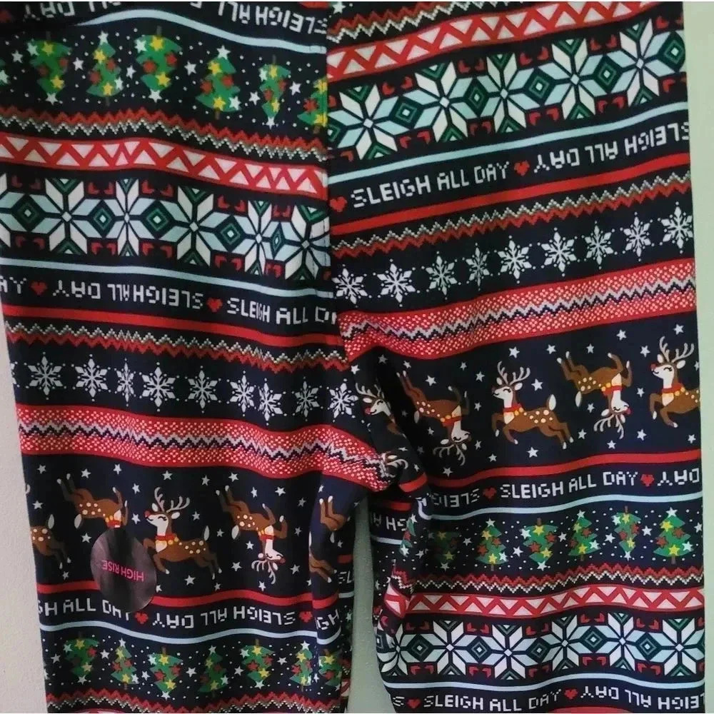 Ladies‎ Christmas, Winter Theme Leggins